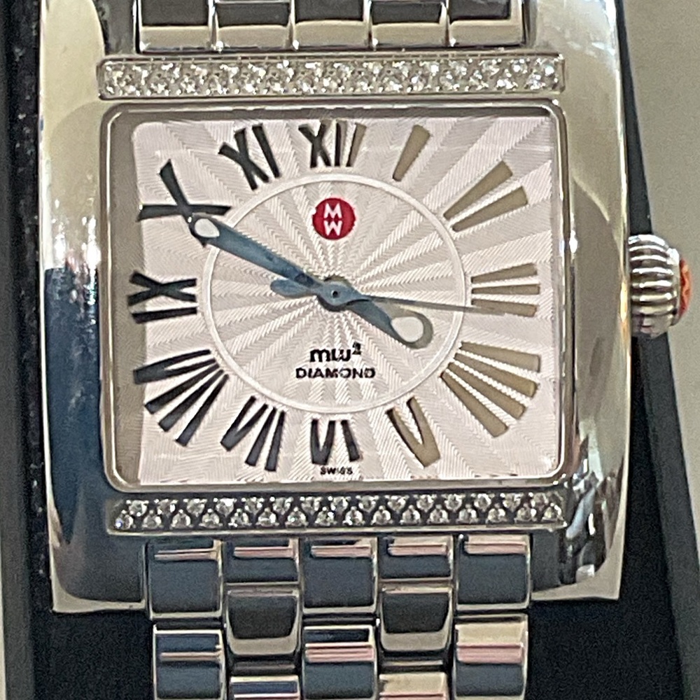Michele MW2 Diamond Watch Steel MOP 71-7000